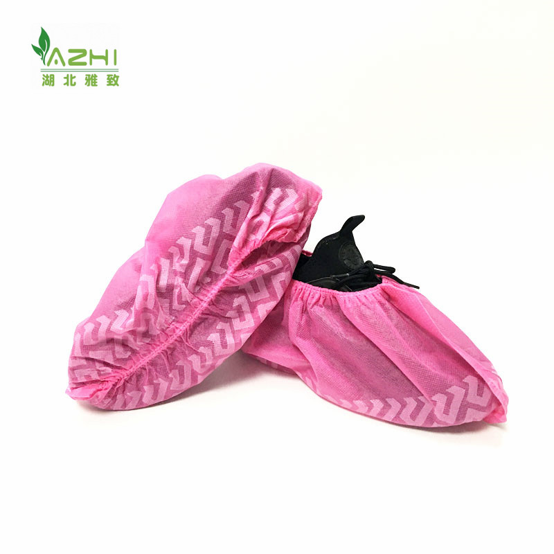 一次性粉色防滑鞋套 全筋无纺布 (3).jpg